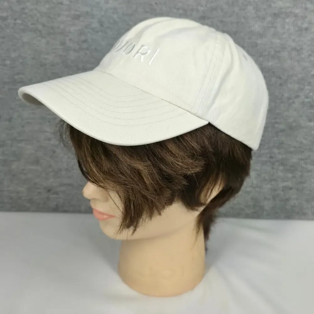 VUORI WOMEN’S BASEBALL DAD CAP – CREAM / WHITE – 100% COTTON – ADJUSTABLE STRAP
